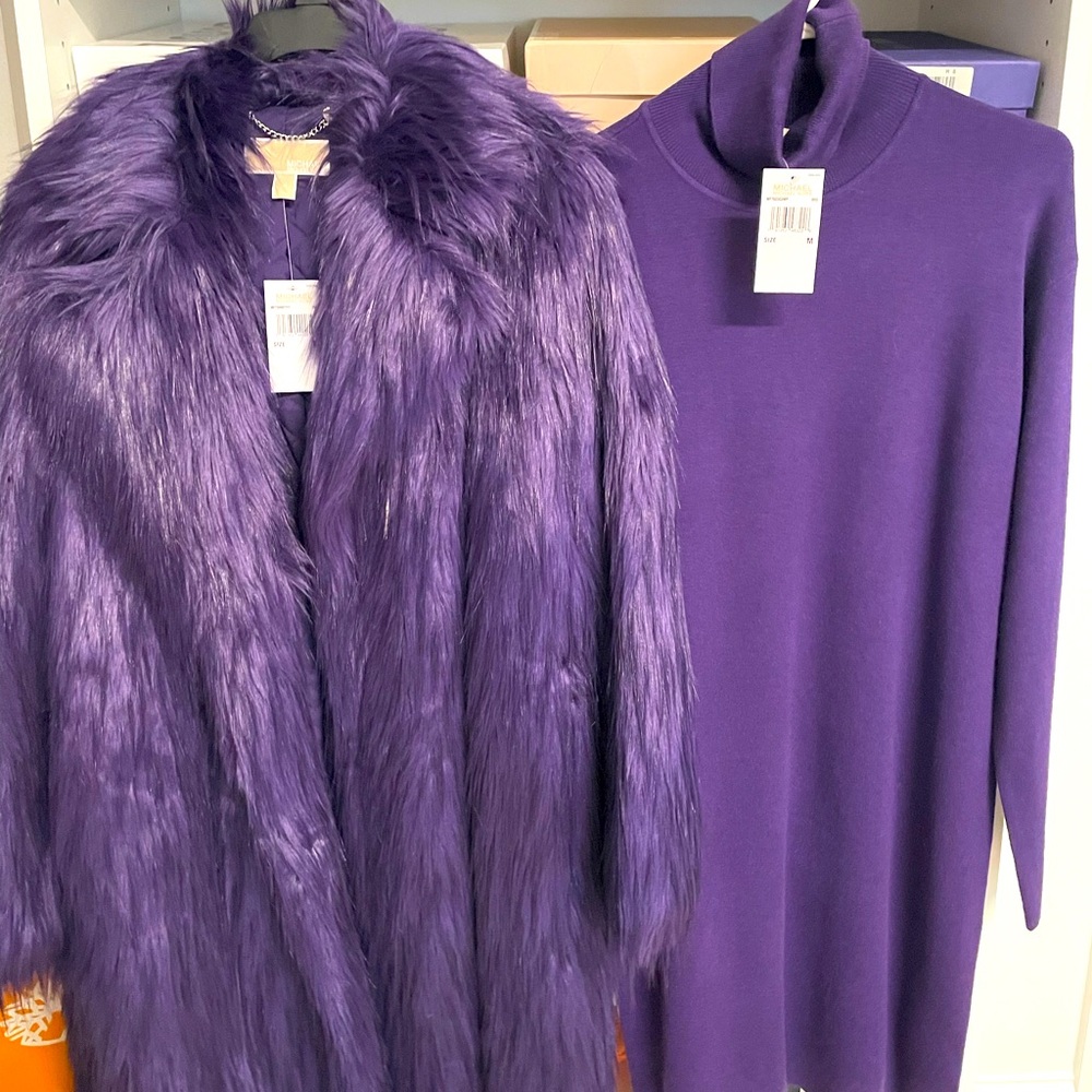 Michael Kors Faux Coat